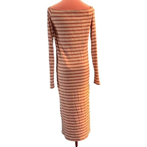 NWOT ATM Made in PERU Incredibly SOFT Micromodal Knit Dress Knee Length L - Picture 5 of 9